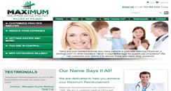 Desktop Screenshot of maximumreimbursement.com